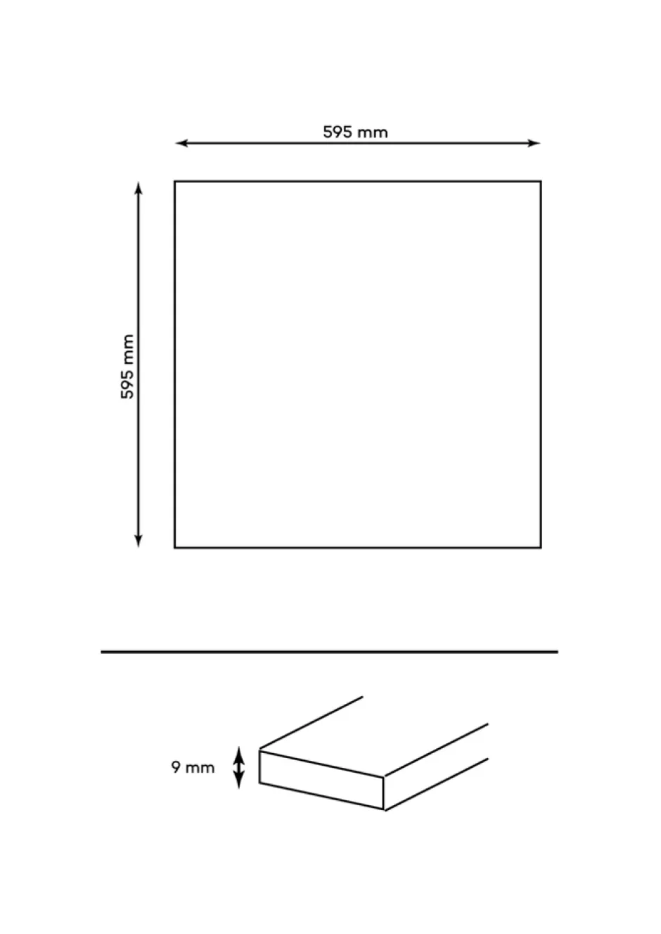 GoodHome Carrelage intérieur sol et mur gris foncé effet marbre brillant L.59.5 x l.59.5 cm x ép.9 mm, Ultimate Marble