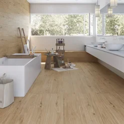 Vives Carrelage Kokkola Avellana - Mat 120 x 19.4cm ( vendu par boite de 0,93 m² )