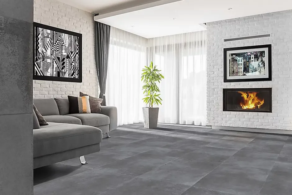 Carrelage Loft EK Gris - Mat 120 x 120cm ( vendu par boite de 2,88 m² )-Energie Ker Sale