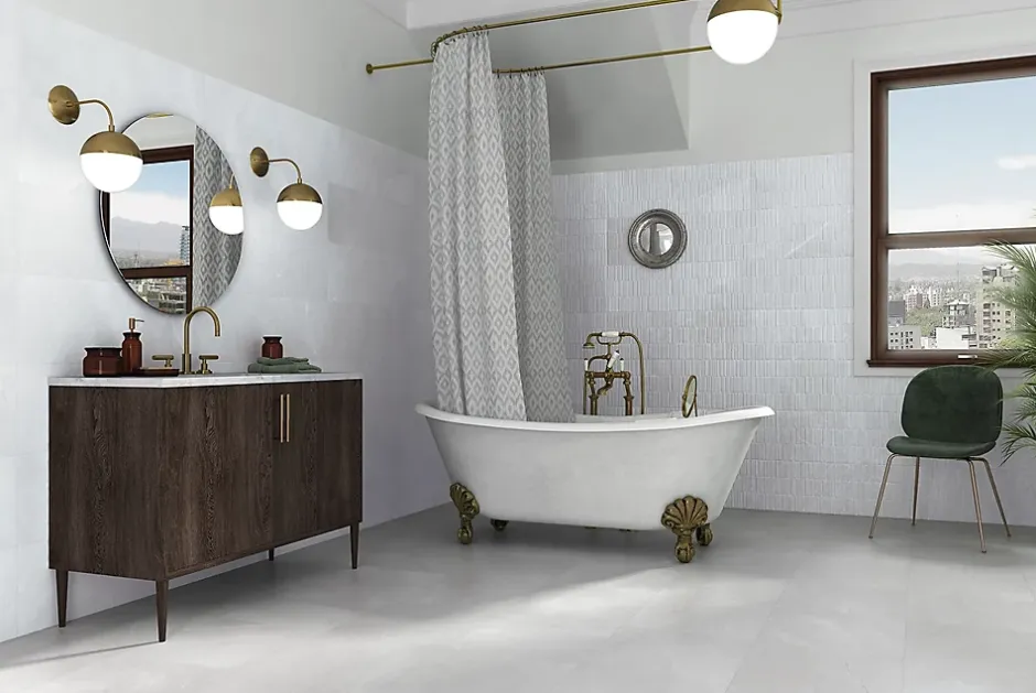 Vitacer Carrelage Marble Art Blanc - Mat 120 x 60cm ( vendu par boite de 1,43 m² )