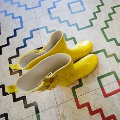 Aelle Carrelage Carrelage mur écaillon de poisson uni gris brillant 10,6x12 cm SCALE FAN DARK GREY