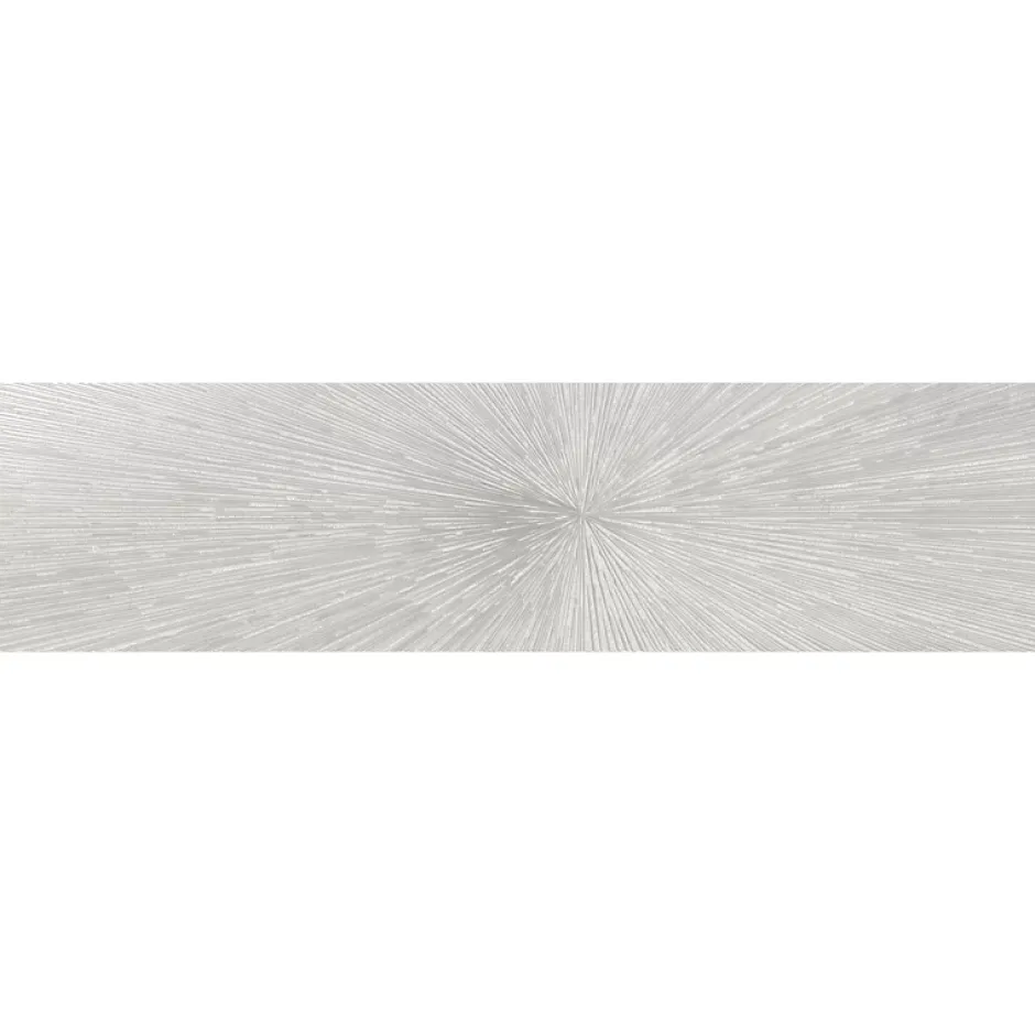Carrelage mur effet métal décoratif pailleté blanc 30x120 cm IONIC IMPACT WHITE-Aelle Carrelage New