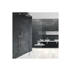 Aelle Carrelage Carrelage mur effet métal anthracite décoratif palletté 30x120 cm IONIC IMPACT STEEL