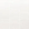 Aelle Carrelage Carrelage mur effet pierre blanc 10x10 cm brillant - VERTICALE CLEAN