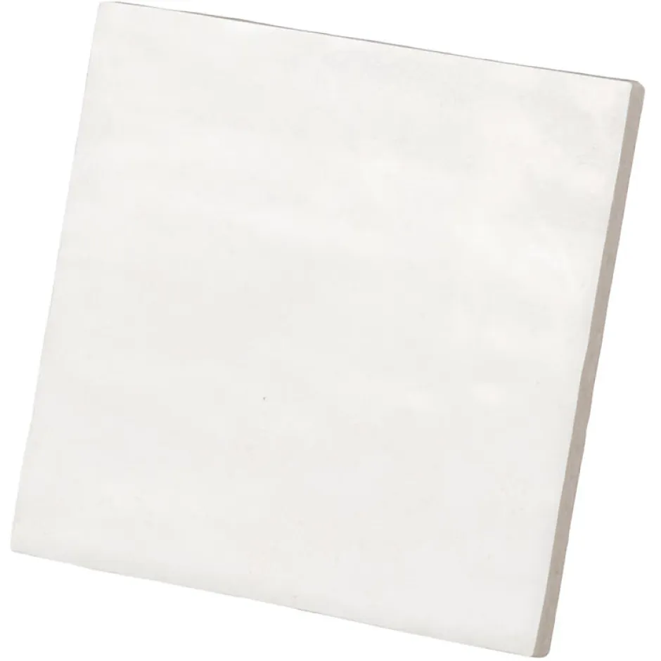 Aelle Carrelage Carrelage mur effet pierre blanc 10x10 cm brillant - VERTICALE CLEAN