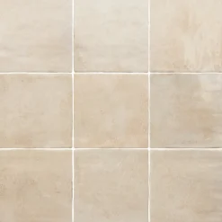 Aelle Carrelage Carrelage mur effet pierre beige 10x10 cm brillant - VERTICALE HOME