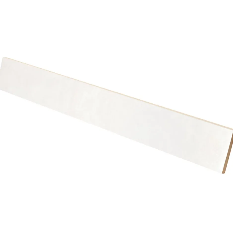 Aelle Carrelage Carrelage mur effet pierre blanc 5x40 cm brillant - VERTICALE CLEAN