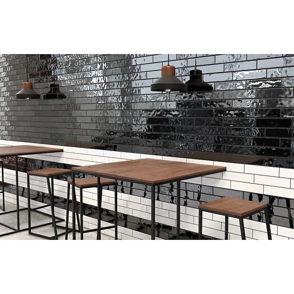 Carrelage mur effet zellige blanc 6,5x26,6 cm CROMIA26 BIANCO-Aelle Carrelage Clearance