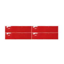 Carrelage mur effet zellige rouge 7,5x30 cm MASIA ROSSO-Aelle Carrelage