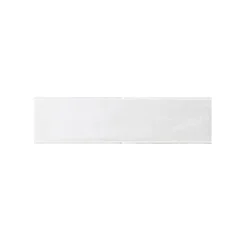 Aelle Carrelage Carrelage mur effet zellige blanc brillant 6x24,6 cm TRIBECA GYPSUM WHITE