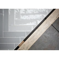 Carrelage mur effet zellige gris 6,5x26,6 cm CROMIA26 GRIGIO 3-Aelle Carrelage New