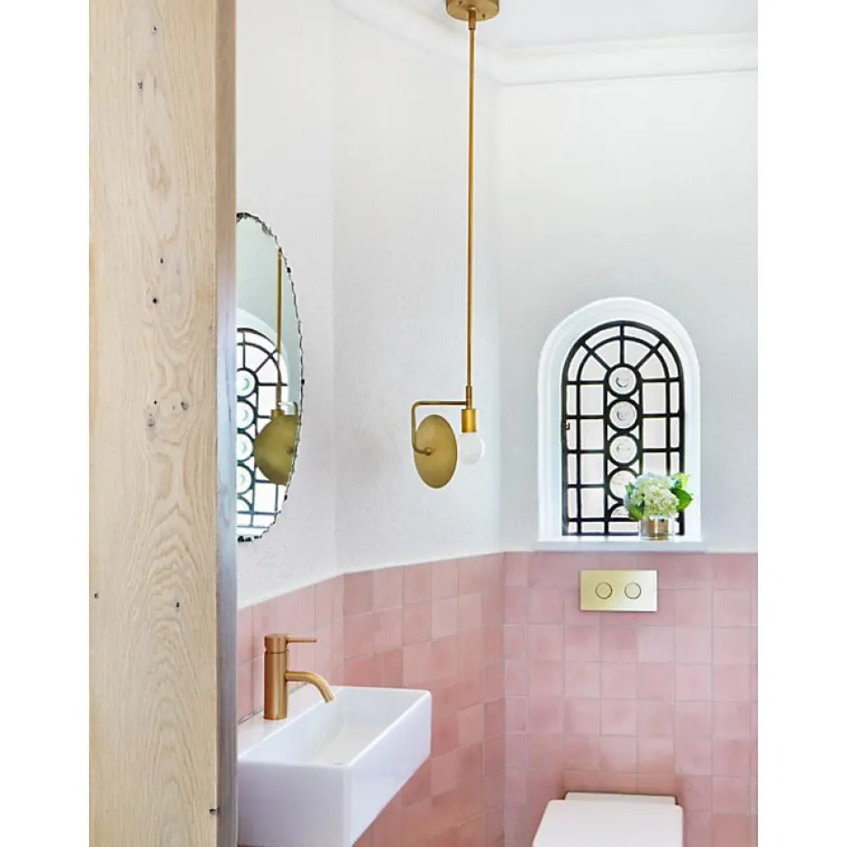 Aelle Carrelage Carrelage mur effet zellige bejmat rose 13,2x13,2 cm ARTISAN ROSE MALLOW