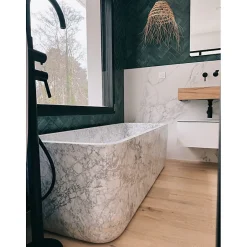 Carrelage mur effet zellige bejmat vert 6,5x20 cm ARTISAN MOSS GREEN-Aelle Carrelage