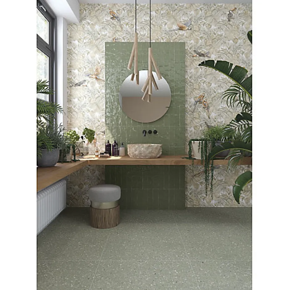 Carrelage mur effet zellige bejmat satiné noir 6,5x20 cm MALLORCA BLACK-Aelle Carrelage Clearance