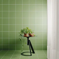 Aelle Carrelage Carrelage mur effet zellige beige 10x10 cm MANACOR BEIGE ARGILE