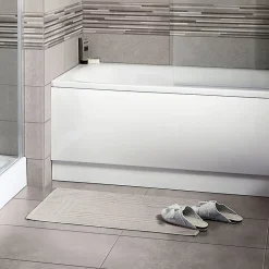 Carrelage mur et sol intérieur effet béton gris L.61,7 x 30,7 cm x ép.7,4 mm, Konkrete-GoodHome Hot