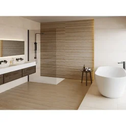 Carrelage mur faience effet bois à relief 40x120 cm WEWOOD CONCEPT ROBLE-Aelle Carrelage