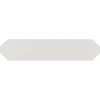 Aelle Carrelage Carrelage mur faience forme navette 5x25 cm mate LANSE WHITE