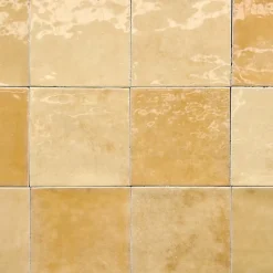 Carrelage mur intérieur/exterieur. Grès cérame Zellige Blanc 12x12 cm x ép 8,3 mm-Lux Mosaic Hot