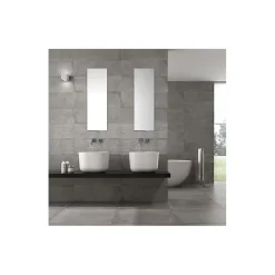 Aelle Carrelage Carrelage mur moderne gris 25x75 cm MATERIKA DARK GREY WALL- 25x75cm