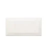 Carrelage mur métro parisien relief effet marbre blanc mate 7,5x15 cm METRO CARRARA-Aelle Carrelage Sale