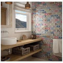 Carrelage mur métro patchwork coloré 7,5x15 cm METRO PATCHWORK-Aelle Carrelage Hot