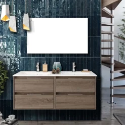 Carrelage mur Nair Blue Brillant 5x30. Format allongé-Lux Mosaic Clearance