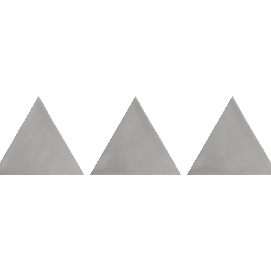 Carrelage mur trianguaire effet zellige gris 13,2x11,4 cm 3LATI GRIGIO SCURO-Aelle Carrelage New