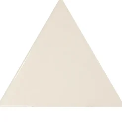 Aelle Carrelage Carrelage mur triangulaire uni beige brillant SCALE TRIANGOLO CREAM