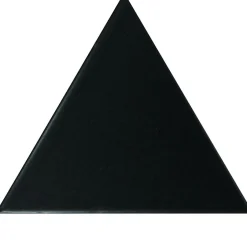 Aelle Carrelage Carrelage mur triangulaire uni noir mate SCALE TRIANGOLO BLACK MATT