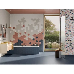 Aelle Carrelage Carrelage mur triangulaire uni blanc mate 10,8x12,4 cm SCALE TRIANGOLO WHITE MATT