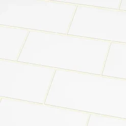 Carrelage mural blanc brillant effet métro L.20 x l.10 cm x ép.7,3 mm, Trentie-GoodHome New