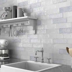 Lux Mosaic Carrelage Mural Décoratif Brillant Vintage. Cesar Patchwork 7,5x22cm