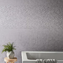 Carrelage mural effet marbre gris L.40 x l.25 cm x ép.8,3 mm, Ideal Marble