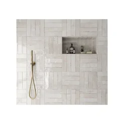 Carrelage mural Effet Zellige Beige TRIBE 6x24,6cm Oatmeal - Les Carreaux de Jean-Gioia Materia Outlet