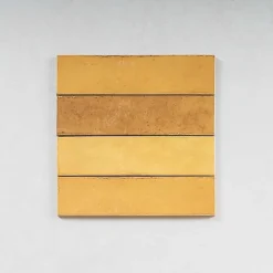 Carrelage mural Effet Zellige Jaune TRIBE 6x24,6cm Pollen - Les Carreaux de Jean-Gioia Materia New