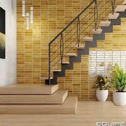 Carrelage mural Effet Zellige Jaune TRIBE 6x24,6cm Pollen - Les Carreaux de Jean-Gioia Materia New