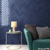 Gioia Materia Carrelage mural Effet Zellige Bleu Nuit TRIBE 6x24,6cm Blue - Les Carreaux de Jean
