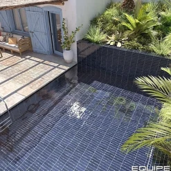 Gioia Materia Carrelage mural Effet Zellige Bleu Nuit TRIBE 6x24,6cm Blue - Les Carreaux de Jean