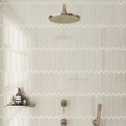 Carrelage mural faïence Arrow crayon Crayon 25x5 cm Russet - Brillant / Poli - boîte de 0.50 m2-Gioia Materia Discount