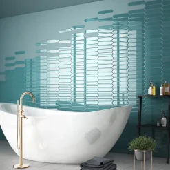 Carrelage mural faïence Arrow crayon Crayon 25x5 cm Apple - Brillant / Poli - boîte de 0.50 m2-Gioia Materia Best