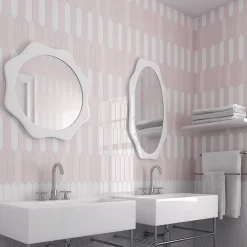 Carrelage mural faïence Arrow crayon Crayon 25x5 cm Green kelp - Brillant / Poli - boîte de 0.50 m2-Gioia Materia Discount