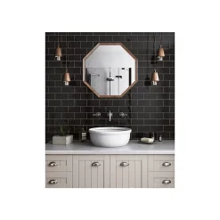 Gioia Materia Carrelage mural faïence effet uni EVOLUTION 15x15 cm Noir - Brillant - - boîte de 0.50 m2