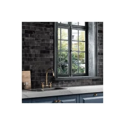 Gioia Materia Carrelage mural faïence effet zellige ARTISAN 13,2x13,2cm et 20x6,5cm 13.2x13.2 cm Gold - Brillant / Poli - boîte de 1 m2