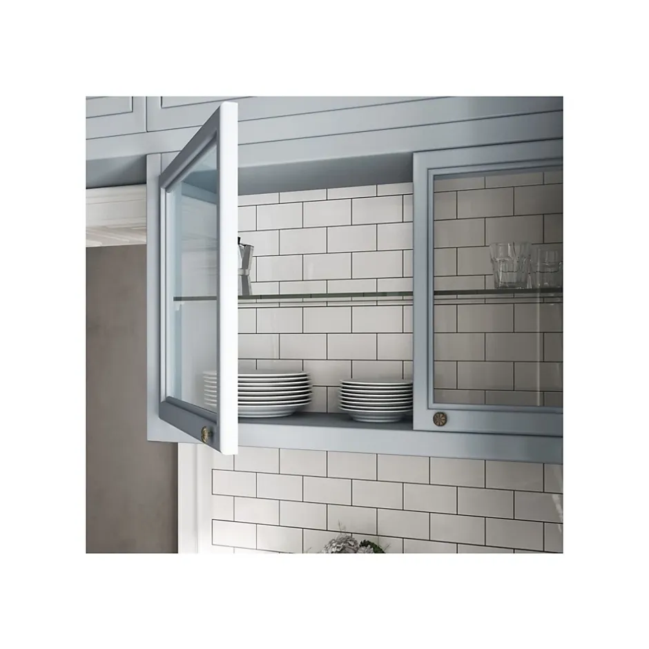 Carrelage mural faïence effet uni EVOLUTION 40x10 cm Gris foncé - Brillant - - boîte de 1 m2-Gioia Materia Clearance