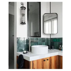 Carrelage mural faïence effet zellige ARTISAN 13,2x13,2cm et 20x6,5cm 13.2x13.2 cm Burgundi - Brillant / Poli - boîte de 1 m2-Gioia Materia