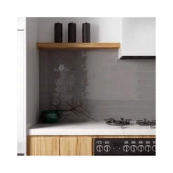 Carrelage mural faïence effet artisanal MASIA 15x7.5 cm Blue - brillant - - boîte de 0.50 m2-Gioia Materia Best