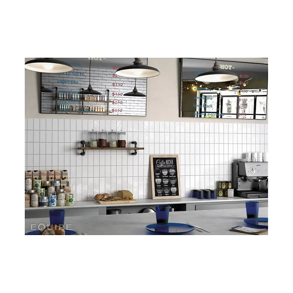 Carrelage mural faïence effet artisanal MASIA 15x7.5 cm Rosso - brillant - - boîte de 0.5 m2-Gioia Materia Clearance