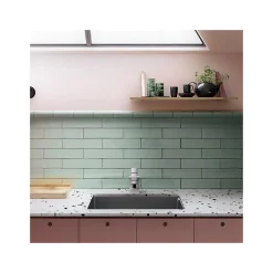 Carrelage mural faïence effet artisanal MASIA 15x7.5 cm Rosso - brillant - - boîte de 0.5 m2-Gioia Materia Clearance