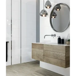 Allocarrelage Carrelage Mural Faïence30x60 Super Blanc Brillant Rectifié -